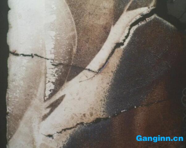 圖2 裂紋放大后組織 100倍 圖2 裂紋放大后組織 100倍